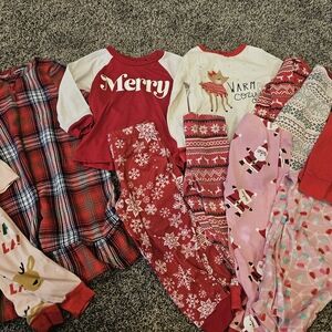 Red and White Pajama Sets for Festive Nights